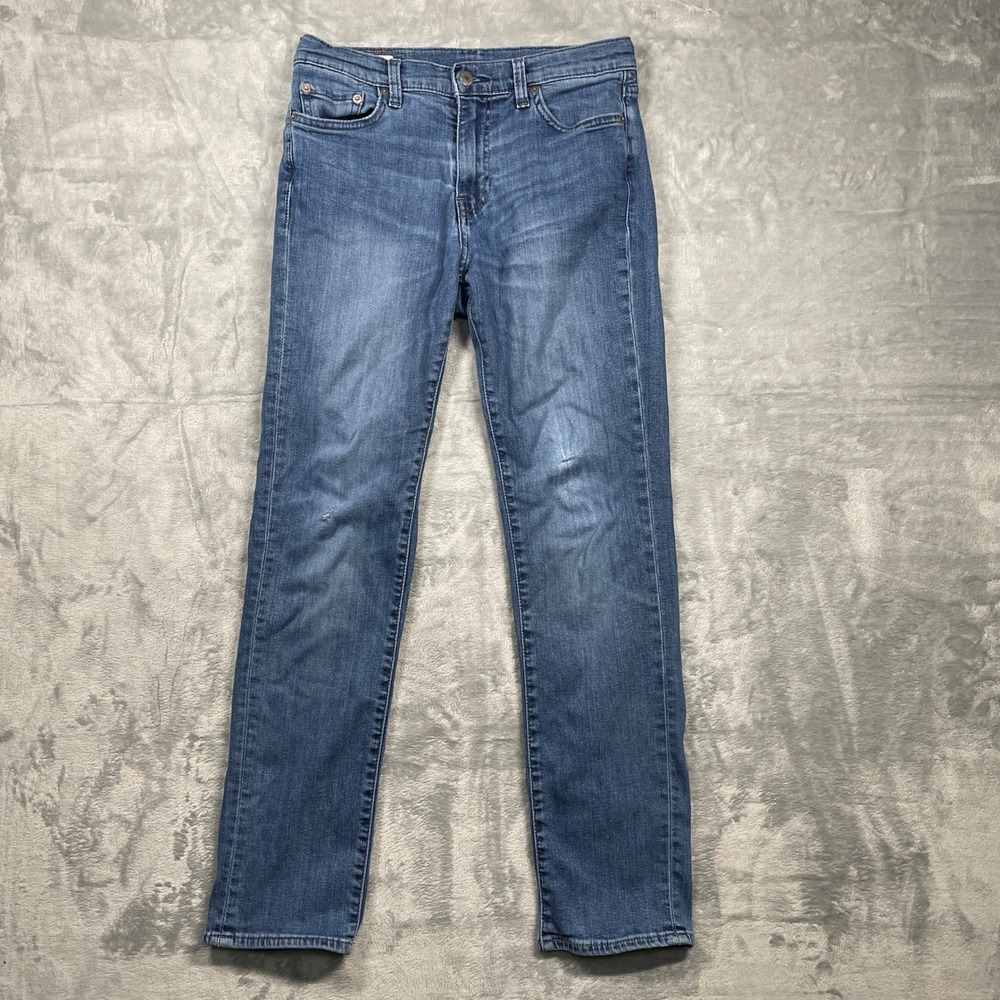 VTG Levis 511 Big E Mens Premium Blue Medium Wash Straight Leg Jeans‎ 30x32